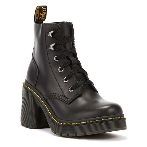 Dr. Martens Bottes Noires En Cuir Pour Femmes Jesy - 37