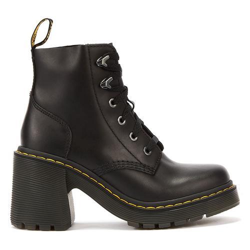 Dr. Martens Bottes Noires En Cuir Pour Femmes Jesy - 39