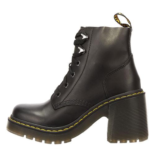 Dr. Martens Bottes Noires En Cuir Pour Femmes Jesy - 40