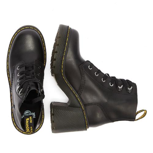 Dr. Martens Bottes Noires En Cuir Pour Femmes Jesy - 41