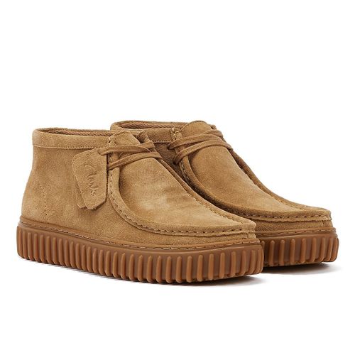Clarks Torhill Hi Suede Bottes Marron Pour Hommes - 39 1/2