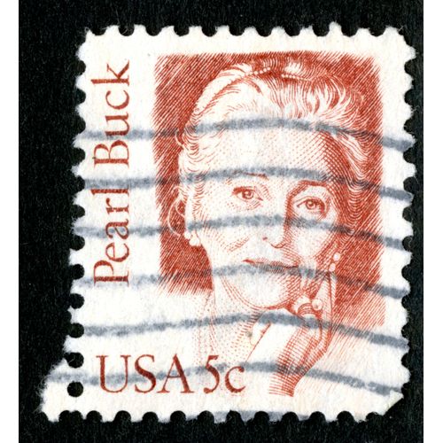 Timbre Oblitéré 5 C, Pearl Buck