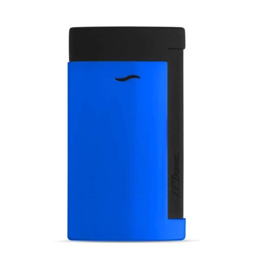 Briquet S.T. Dupont Slim 7 Bleu Fluo Et Noir