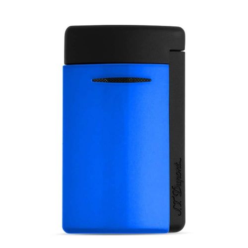 Briquet S.T. Dupont Minijet Bleu Fluo Et Noir