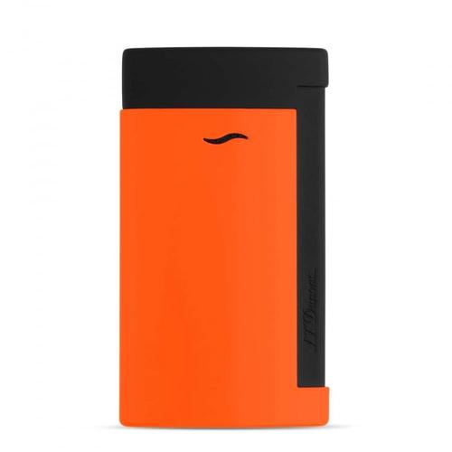 Briquet S.T. Dupont Slim 7 Orange Fluo Et Noir