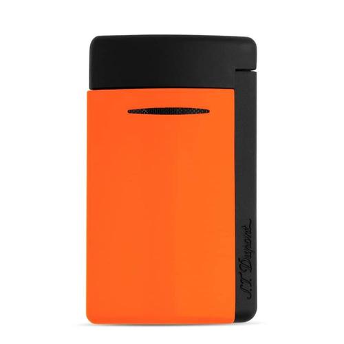 Briquet S.T. Dupont Minijet Orange Fluo Et Noir