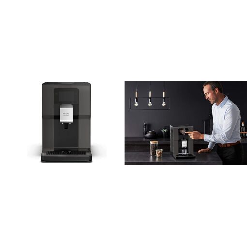 Krups Machine à café automatique EA872B Intuition Preference avec écran tactile couleur de 3,5 (3,5) et indicateurs lumineux colorés intuitifs - 11 boissons personnalisables