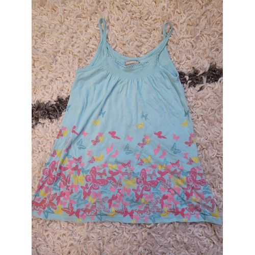 Robe Bleue Papillons 3 Ans