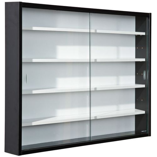 Collect - Vitrine Murale 5 Compartiments Noire Et Blanche