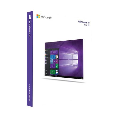 Microsoft Windows 10 Professionnel N (Pro N) - 32 / 64 Bits - Clé Licence À Télécharger - Livraison Rapide 7/7j