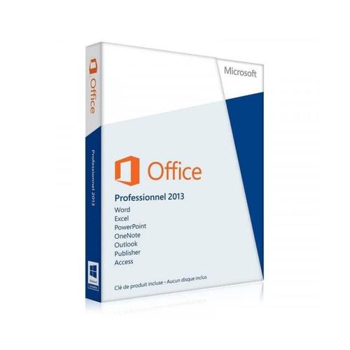 Microsoft Office 2013 Professionnel (Pro) - Clé Licence À Télécharger - Livraison Rapide 7/7j