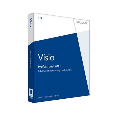 Microsoft Visio 2013 Professionnel - Clé Licence À Télécharger - Livraison Rapide 7/7j - Logiciel En Téléchargement