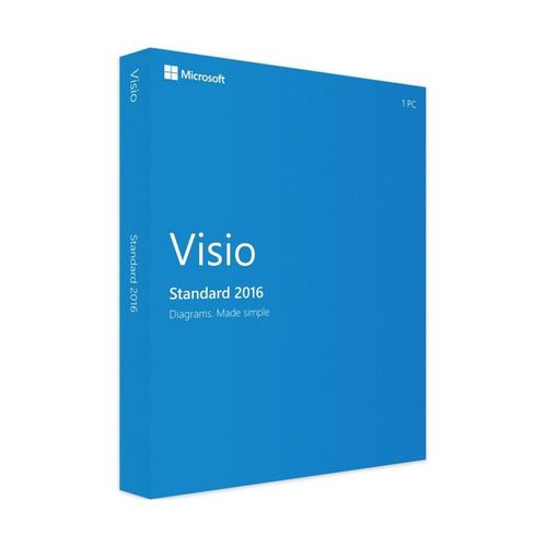 Microsoft Visio 2016 Standard - Clé Licence À Télécharger - Livraison Rapide 7/7j