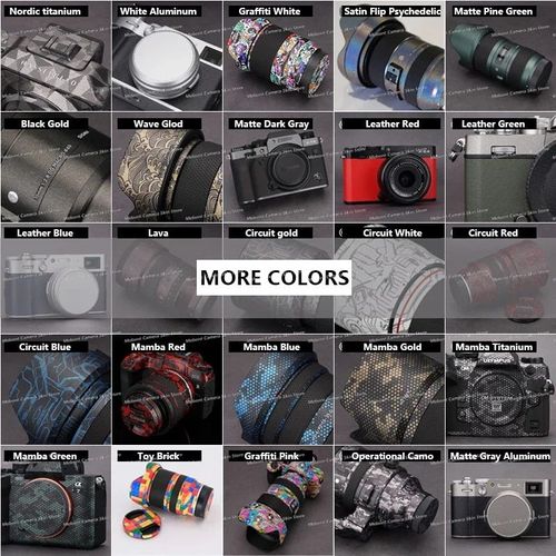 Mebont-Autocollant de protection pour appareil photo Sony A7IV,Alpha,7 figurines rondes,durable,anti-rayures,plus de couleurs en option - Type More Colors-A7R4
