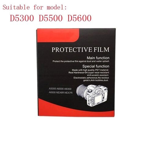 Protecteur d'écran d'appareil photo pour Nikon,Film de protection en verre trempé pour D3300 D3400 D7000 D7100 D7200 D5200 D5300 D5500 - Type D5300 D5500 D5600