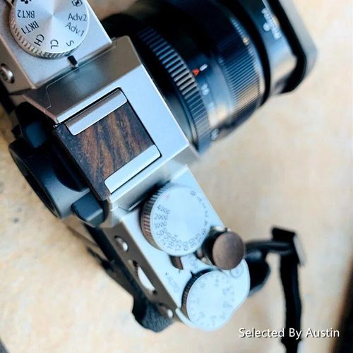 Bouton de déclenchement de volet en bois souple,pour Fuji XT30 X T30 - Type Ebony Combo