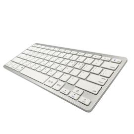 Mini clavier Bluetooth sans fil coréen 78 touches argenté pour ordinateur