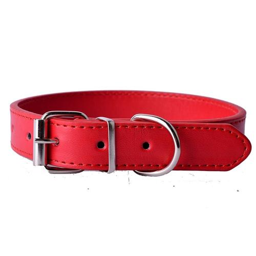 Rouge-L -Collier En Cuir Pu Pour Chien, 8 Couleurs, Ajustable, À La Mode, Pour Chiot, Chat, Chihuahua, Petit Chien, Taille Xs S M L,