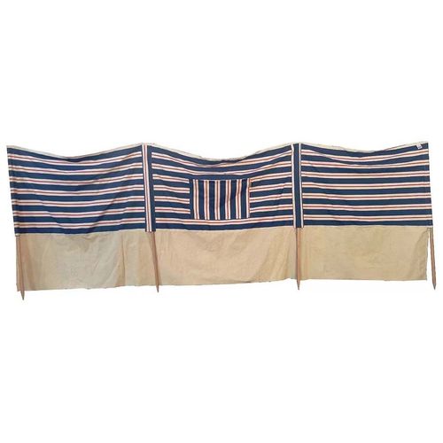 Pare-Vent Plage 2.7m Tissu 100% Coton Evora