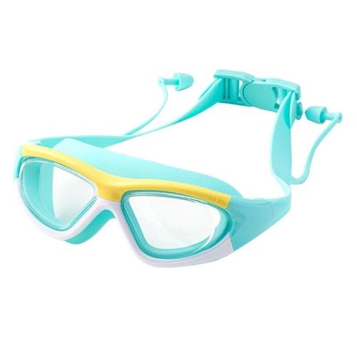 Lunettes Natation Anti-Buée Anti-Uv Pour Enfants,Protections Uv,Lunettes Natation Pour Piscine D'eau F2tc - Type Lake Blue Yellow