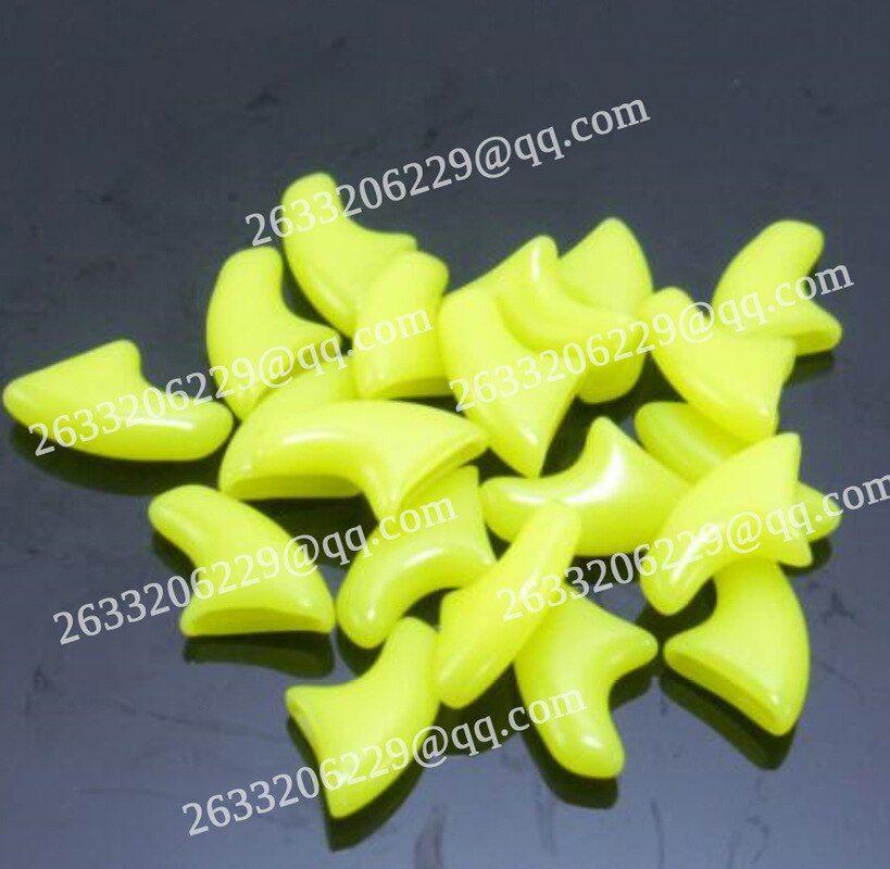 Curry Yellow-L -100 Pices Silicone Doux Chat Ongles Casquet...