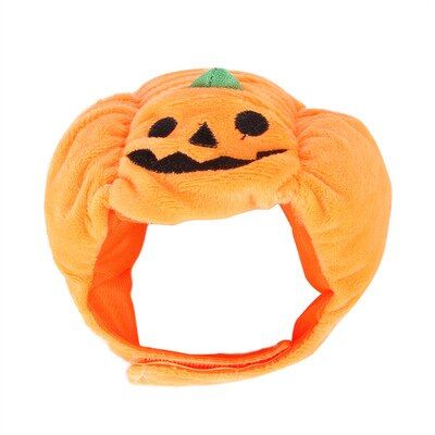 Pumpkin Cat Hat -Chapeau Citrouille Pour Chat, Robe De Noël Et D'halloween, Costume Amusant, Accessoires Pour Chat, Accessoires M