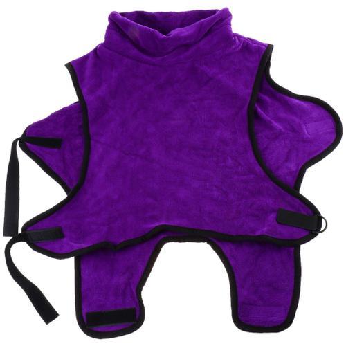 Serviette De Bain Peignoir Pour Chien Violet S