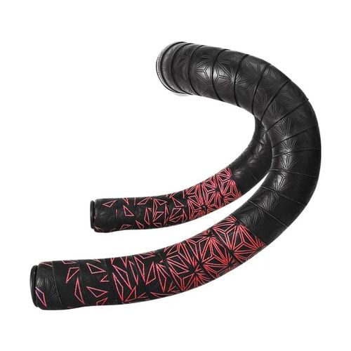Bande Coordonnante En Pu Pour Guidon De Vélo De Route,Anti-Vibration,Durable - Type Triangle Red