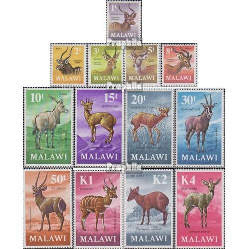 Malawi 148-160 (Complète Edition) Neuf Avec Gomme Originale 1971 Antilopes Et Gazellen