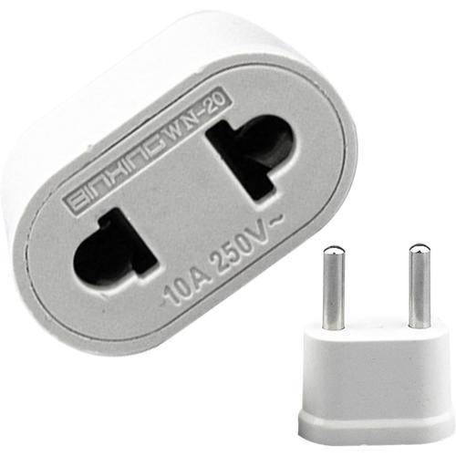 UE Adaptateur de Prise US UE, convertisseur de Prise US Europe | Prise multifonctionnelle pour Les Voyages,Chargeur Mural Portable, Adaptateur de Voyage Mondial pour Voyage d'affaires, Maison,