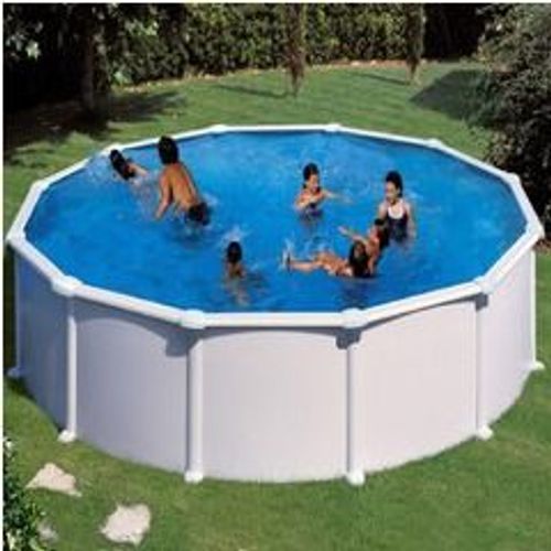 Piscine ronde hors sol en acier 550 x 132 cm
