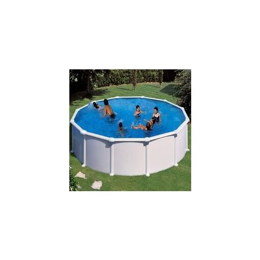 Piscine ronde hors sol en acier 550 x 132 cm