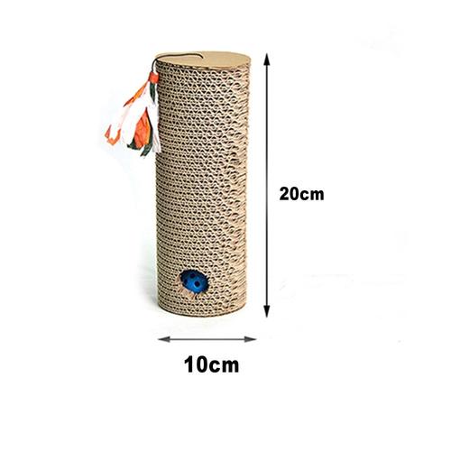 Cylindrical Cat Toy-As Picture -Arbre À Chat En Carton Ondulé, Maison Pour Chats, Poste À Gratter, Tour À Gratter, Jouet, Produits P