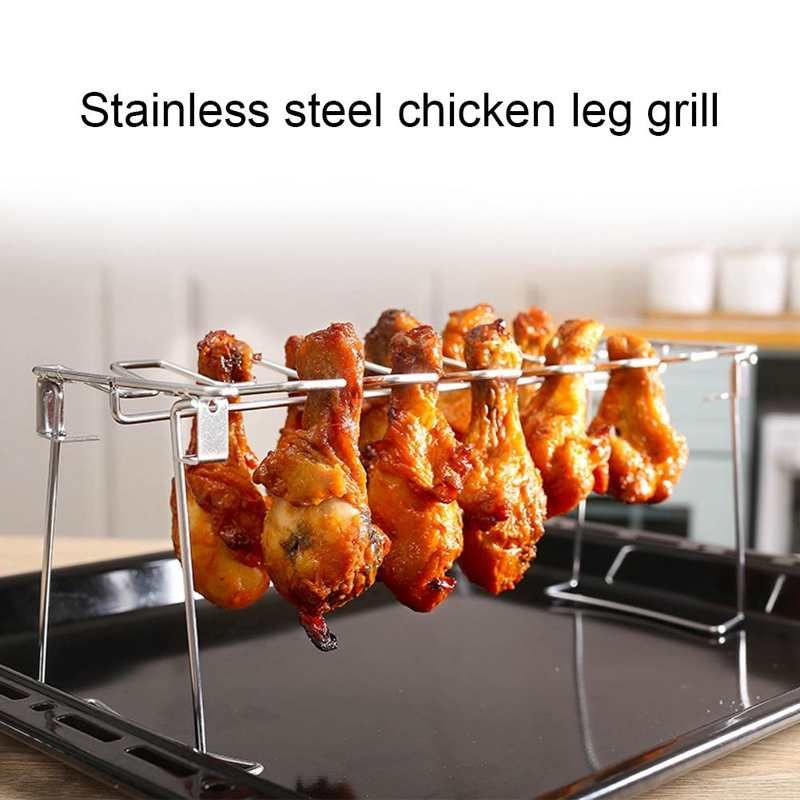 Support de Barbecue pliant en acier inoxydable, 2 pices, av... - 2