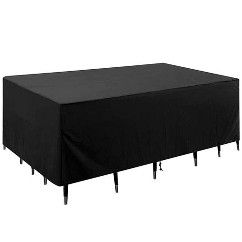 Jardin Extérieur Table À Manger Rectangulaire Housse De Chaise En Tissu Oxford Imperméable Antipoussière Pluie Neige Anti Uv Cour Expédition De Baisse