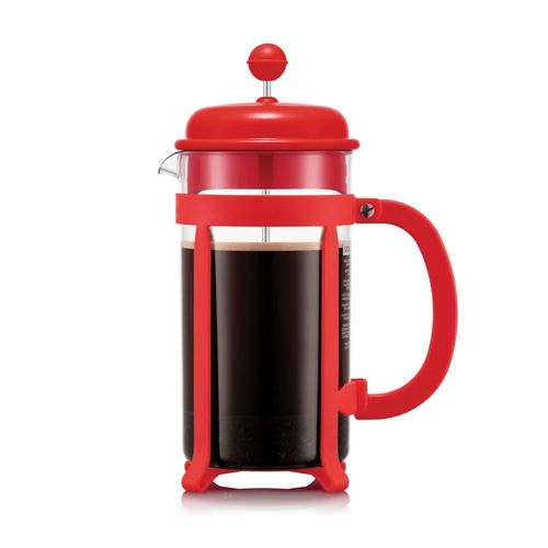 Cafetière À Piston 8 Tasses Rouge En Plastique H24.5