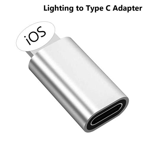 recuerdos Más allá Desconexión Adaptateur USB C femelle vers IOS male pour IPhone 12 11 Pro Max XS XR X,Lightning  vers type c,chargeur et convertisseur de cable - Type Lighting to Type C #B  | Rakuten