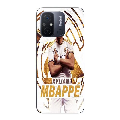 Coque Xiaomi Redmi 12c Kylian Mbappe Real Madrid Wallpaper Celebration