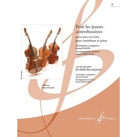 Pour Les Jeunes Contrebassistes Volume 1 - Petites Pièces Très Faciles Pour Contrebasse Et Piano