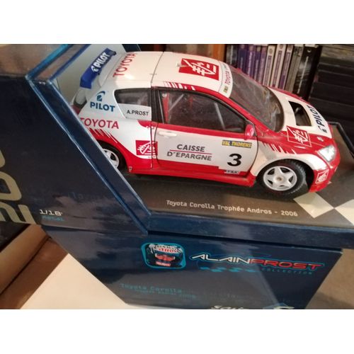 Miniature Toyota Corolla Trophée Andros 2006 Alain Prost-Solido