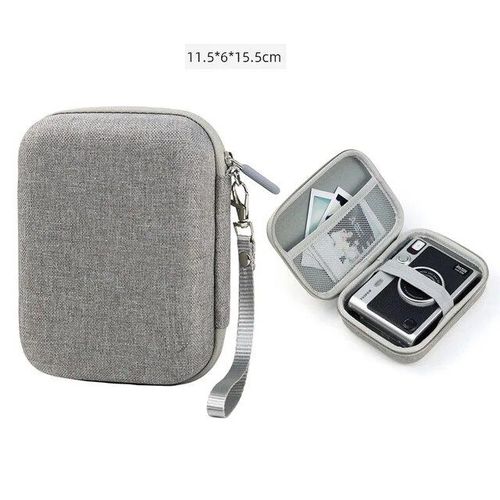 Sac De Voyage Pour Appareil Photo Pour Instax Mini Evo Mini Link,Coque Rigide Antichoc,Étui De Transport Pour Smartphone,Imprimante - Type Gray #A