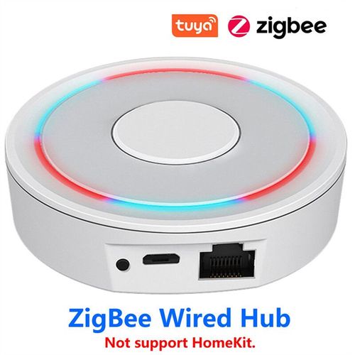 Homekit Zigequation Gateway Airies,Maison Intelligente,Pont Sans Fil Ou Filaire,Tuya Smart Life Nous-Mêmes Avec Apple Iphone Siri Alexa Google Home - Type Wired Zigebee Hub