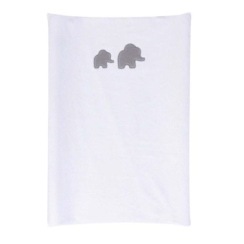 Housse 50 X 70 Cm De Matelas À Langer Tembo Blanc Et Gris - Nattou