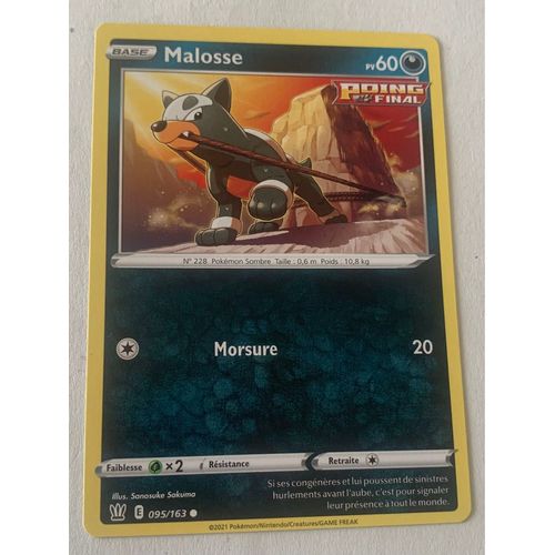 Malosse 95/163 Carte Pokémon 