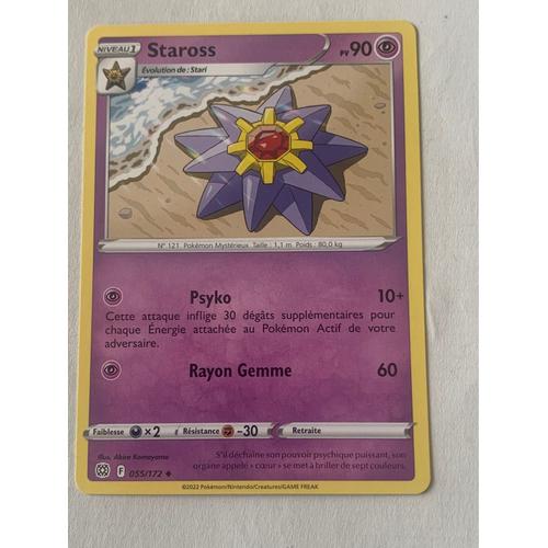 Staross 55/172 Carte Pokémon 