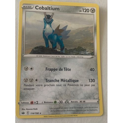Cobaltium 114/198 Carte Pokémon 