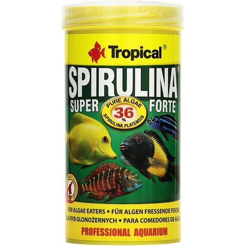 Tropical Spiruline Super Forte Pure Algae Aquariophilie Aquarium Poissons Nourriture 100gr