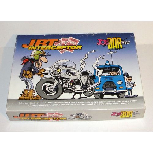 Jeu De Societe Joe Bar Team Vents D'ouest Levrier Noir Sur Sa Moto