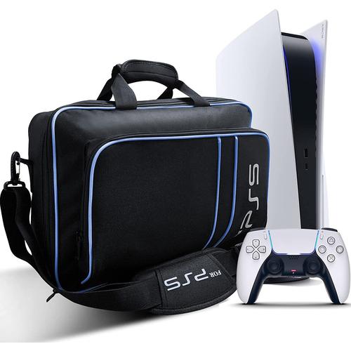 Sac De Transport Pour Console Ps5, Contrôleur Dualsense, Câbles Et Accessoires