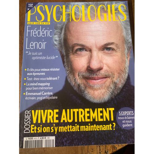 Psychologies Magazine Frédéric Lenoir